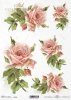 decoupage rosas de papel de color rosa*Decoupage Papier rosa Rosen*декупаж бумага розовые розы